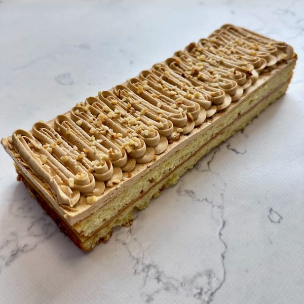 Dutch Vegan Bakery - Mokka-Hazelnoot Schnitt